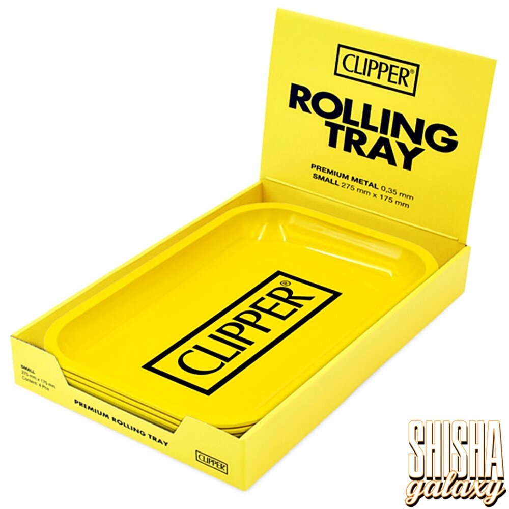 Clipper Clipper - Yellow - Unterlage - Rolling Tray - Premium Metall (Small) Clipper Clipper - Yellow - Unterlage - Rolling Tray - Premium Metall (Small)