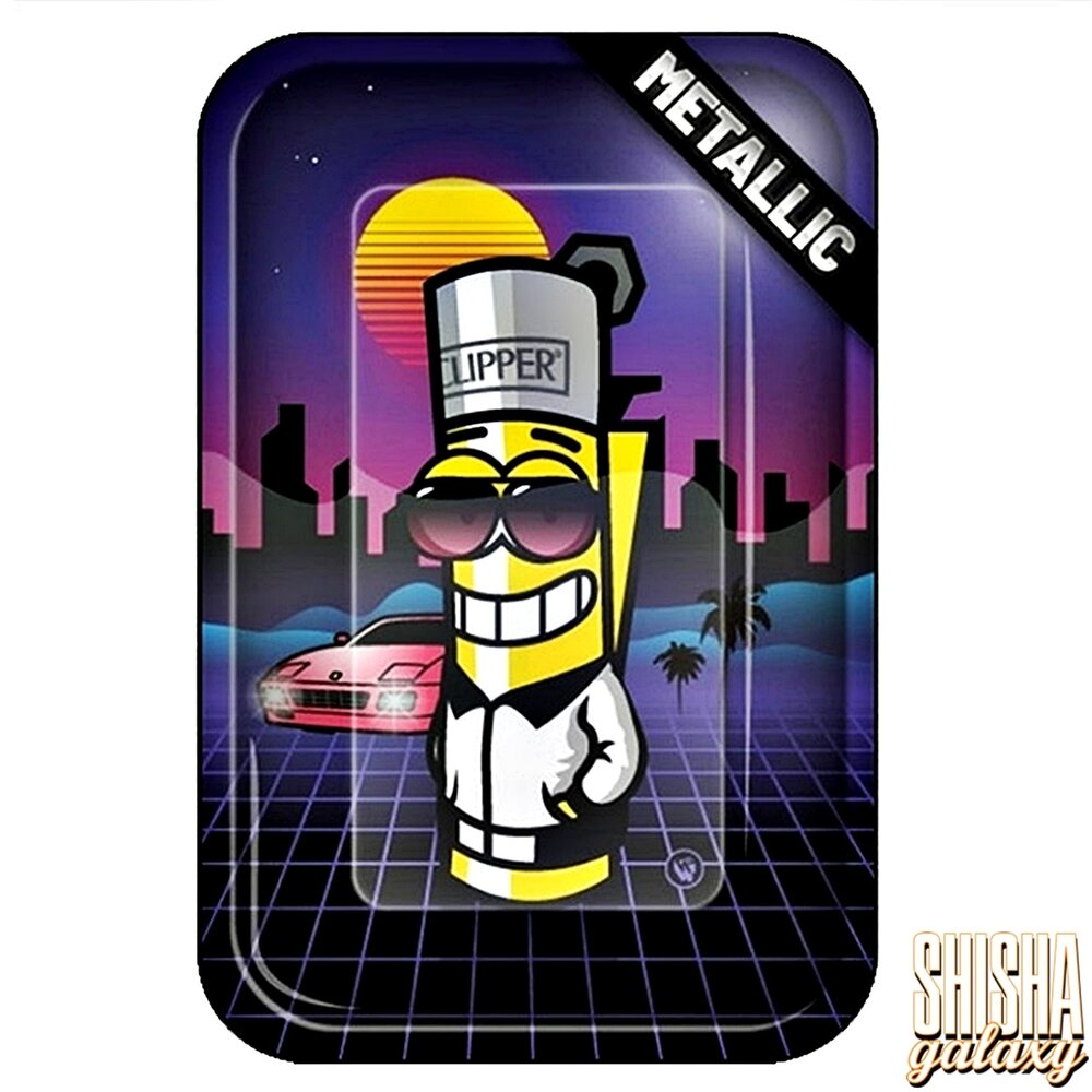 Fire Flow Fire Flow - Man Retro Wave - Unterlage - Rolling Tray - Premium Metall (Small) Fire Flow Fire Flow - Man Retro Wave - Unterlage - Rolling Tray - Premium Metall (Small)