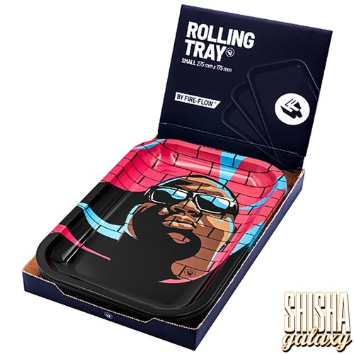 Fire Flow Fire Flow - Hip Hop Legends 1/4 - Unterlage - Rolling Tray - Premium Metall (Small)