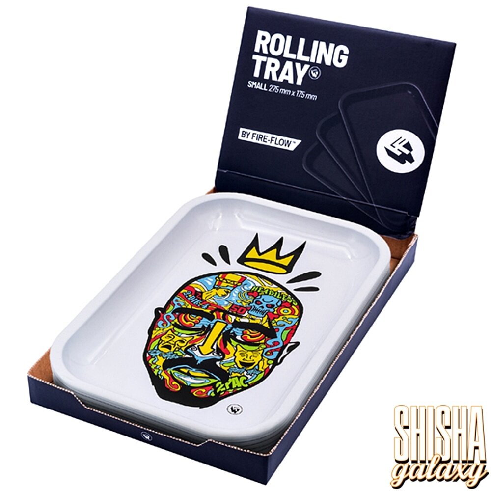 Fire Flow Fire Flow - Hip Hop Legends 3/4 - Unterlage - Rolling Tray - Premium Metall (Small) Fire Flow Fire Flow - Hip Hop Legends 3/4 - Unterlage - Rolling Tray - Premium Metall (Small)