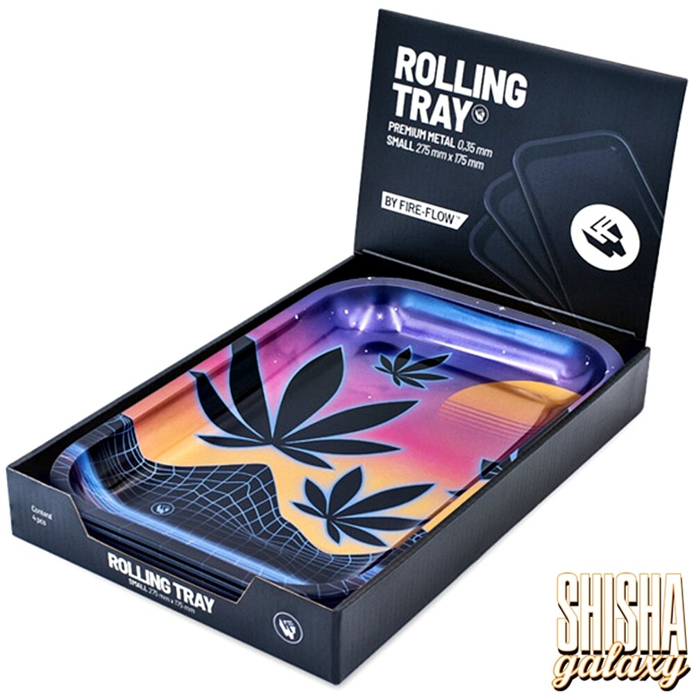 Fire Flow Fire Flow - Leaves 37 - 3/4 - Unterlage - Rolling Tray - Premium Metall (Small) Fire Flow Fire Flow - Leaves 37 - 3/4 - Unterlage - Rolling Tray - Premium Metall (Small)