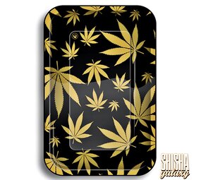 Fire Flow Leaves Gold - Unterlage - Rolling Tray (Small) Fire Flow Leaves Gold - Unterlage - Rolling Tray (Small)
