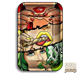 Fire Flow Lick Smoke - Unterlage - Rolling Tray (Small) Fire Flow Lick Smoke - Unterlage - Rolling Tray (Small)