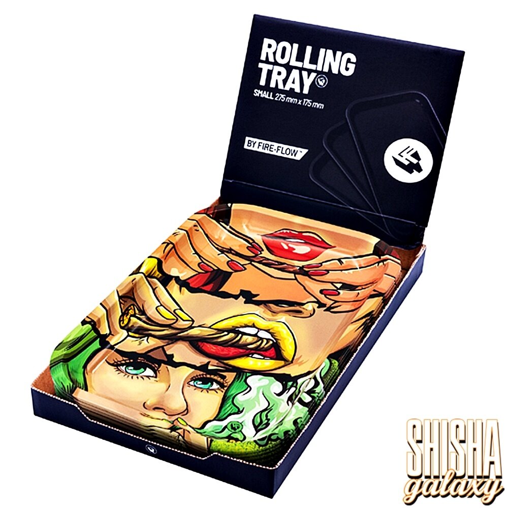 Fire Flow Fire Flow - Lick Smoke - Unterlage - Rolling Tray - Premium Metall (Small) Fire Flow Fire Flow - Lick Smoke - Unterlage - Rolling Tray - Premium Metall (Small)