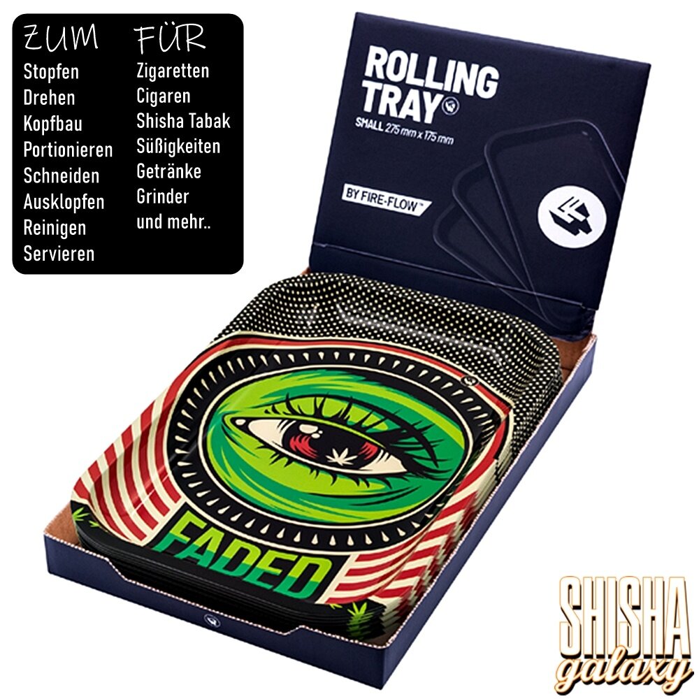 Fire Flow Fire Flow - Propaganja - 3/4 - Unterlage - Rolling Tray - Premium Metall (Small) Fire Flow Fire Flow - Propaganja - 3/4 - Unterlage - Rolling Tray - Premium Metall (Small)
