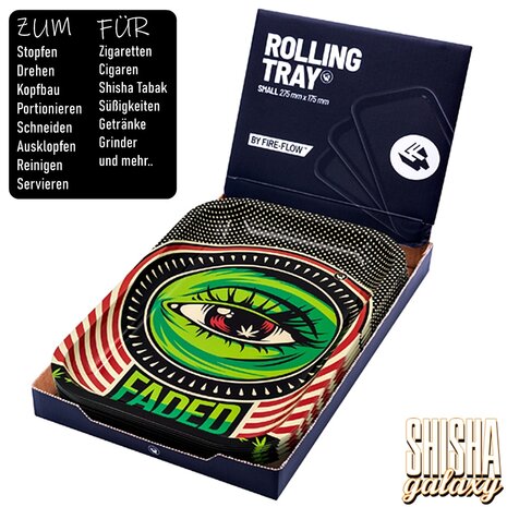 Fire Flow Fire Flow - Propaganja - 3/4 - Unterlage - Rolling Tray - Premium Metall (Small) Fire Flow Fire Flow - Propaganja - 3/4 - Unterlage - Rolling Tray - Premium Metall (Small)