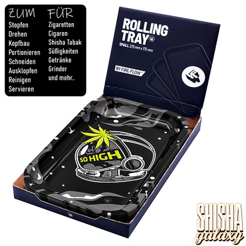 Fire Flow Fire Flow - So High - Unterlage - Rolling Tray - Premium Metall (Small)