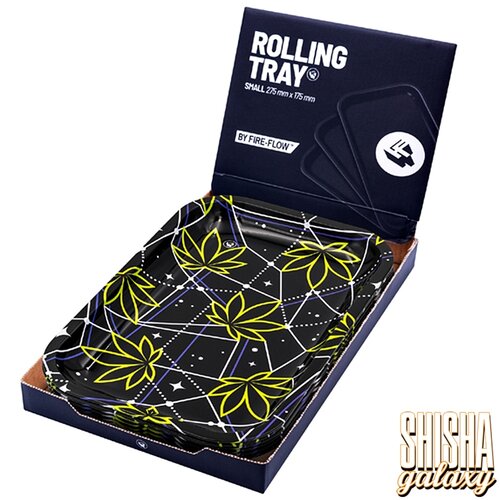 Fire Flow Fire Flow - Space W-e-e-d - 2/4 - Unterlage - Rolling Tray - Premium Metall (Small)