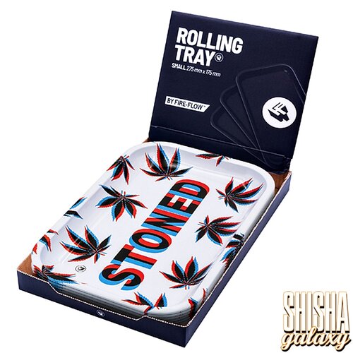 Fire Flow Fire Flow - Stoned 3D - Unterlage - Rolling Tray - Premium Metall (Small)