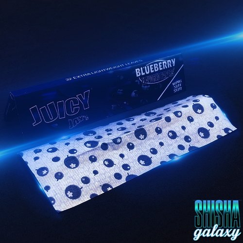 Juicy Jays Juicy Jays - Blueberry - King Size Slim - Zigarettenpapier / Drehpapier / Paper (32 Blättchen)