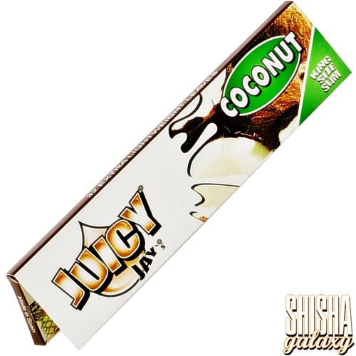 Juicy Jays Juicy Jays - Coconut - King Size Slim - Zigarettenpapier / Drehpapier / Paper (32 Blättchen)