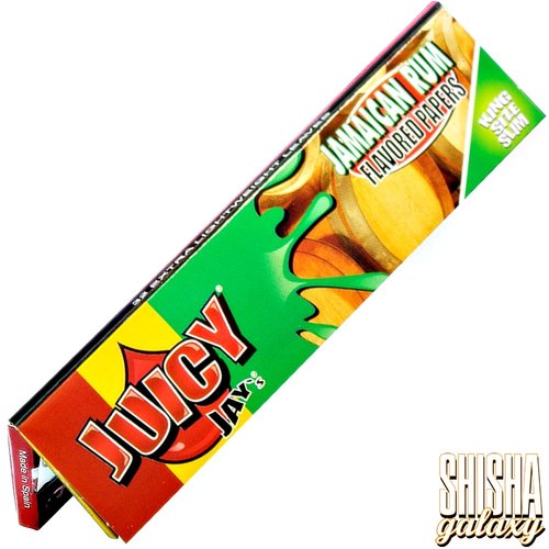 Juicy Jays Juicy Jays - Jamaican Rum - King Size Slim - Zigarettenpapier / Drehpapier / Paper (32 Blättchen)