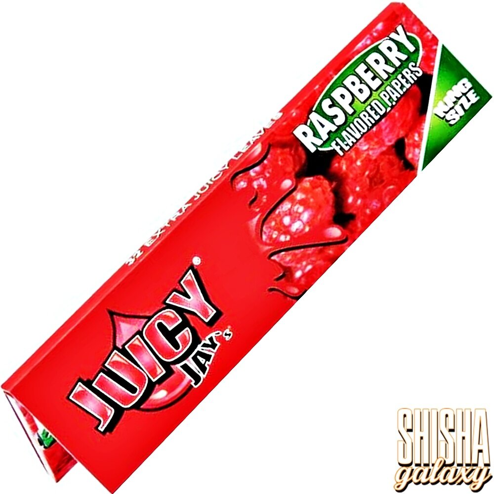 Juicy Jays Juicy Jays - Raspberry - King Size Slim - Zigarettenpapier / Drehpapier / Paper (32 Blättchen)