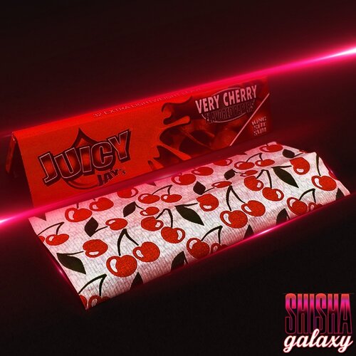 Juicy Jays Juicy Jays - Very Cherry - King Size Slim - Zigarettenpapier / Drehpapier / Paper (32 Blättchen)