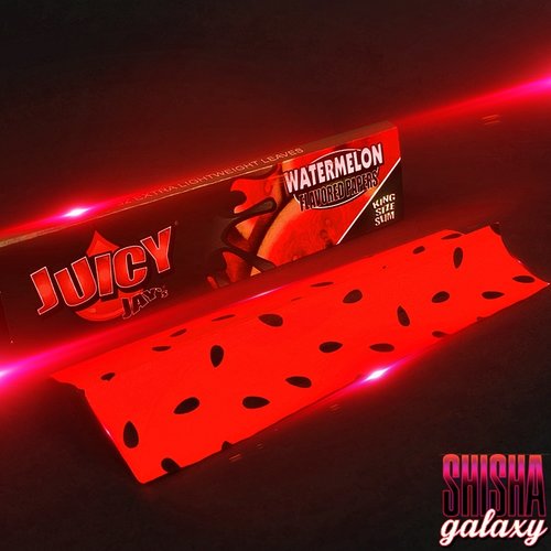 Juicy Jays Juicy Jays - Watermelon - King Size Slim - Zigarettenpapier / Drehpapier / Paper (32 Blättchen)