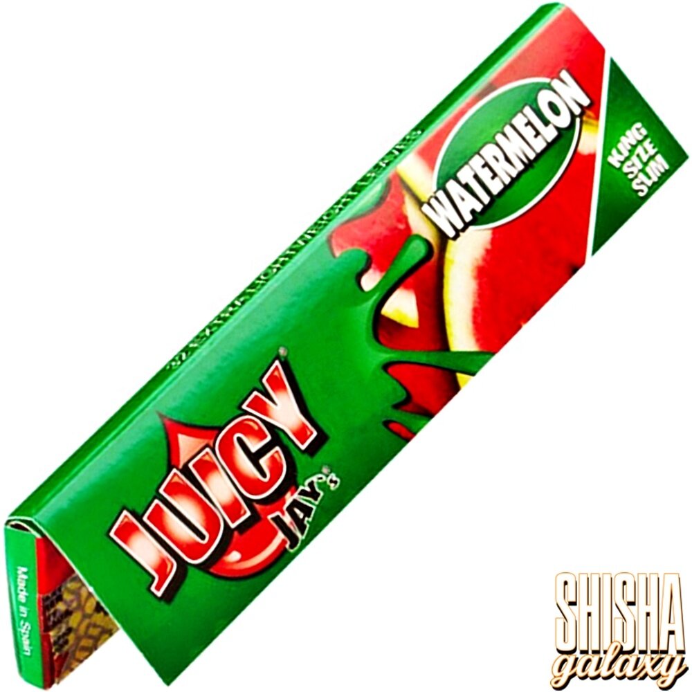 Juicy Jays Juicy Jays - Watermelon - King Size Slim - Zigarettenpapier / Drehpapier / Paper (32 Blättchen) Juicy Jays Juicy Jays - Watermelon - King Size Slim - Zigarettenpapier / Drehpapier / Paper (32 Blättchen)