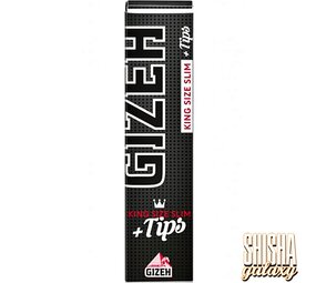 Gizeh Black - King Size Slim + Tips - Extra Fine - Zigarettenpapier (34 Blättchen + 34 Tips) Gizeh Black - King Size Slim + Tips - Extra Fine - Zigarettenpapier (34 Blättchen + 34 Tips)