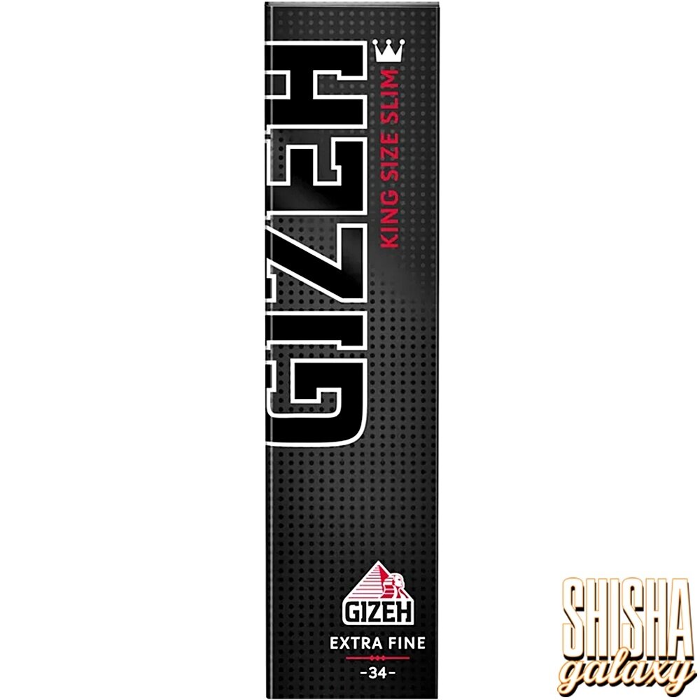 Gizeh Gizeh - Black - King Size Slim- Extra Fine - Zigarettenpapier / Paper (34 Blättchen) Gizeh Gizeh - Black - King Size Slim- Extra Fine - Zigarettenpapier / Paper (34 Blättchen)