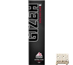 Gizeh Black - King Size Slim - Extra Fine - Zigarettenpapier (34 Blättchen) Gizeh Black - King Size Slim - Extra Fine - Zigarettenpapier (34 Blättchen)