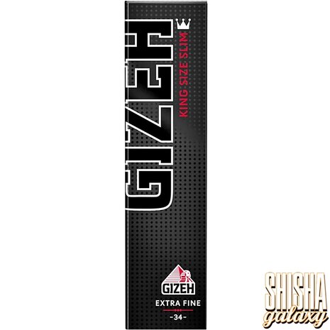 Gizeh Gizeh - Black - King Size Slim- Extra Fine - Zigarettenpapier / Paper (34 Blättchen) Gizeh Gizeh - Black - King Size Slim- Extra Fine - Zigarettenpapier / Paper (34 Blättchen)