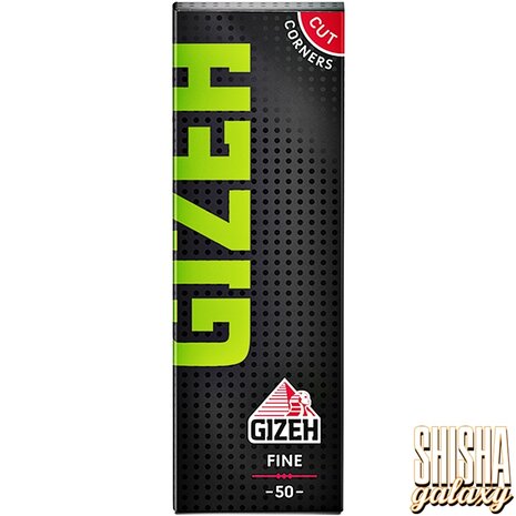 Gizeh Gizeh - Black - Fine - Regular - Zigarettenpapier / Paper (50 Blättchen)