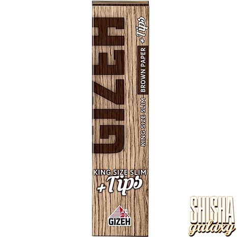 Gizeh Gizeh - Brown - King Size Slim + Tips - Extra Fine - Zigarettenpapier / Paper (34 Blättchen + 34 Tips) Gizeh Gizeh - Brown - King Size Slim + Tips - Extra Fine - Zigarettenpapier / Paper (34 Blättchen + 34 Tips)