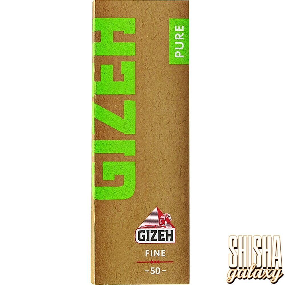 Gizeh Gizeh - Pure - Fine - Regular - Zigarettenpapier / Paper (50 Blättchen) Gizeh Gizeh - Pure - Fine - Regular - Zigarettenpapier / Paper (50 Blättchen)