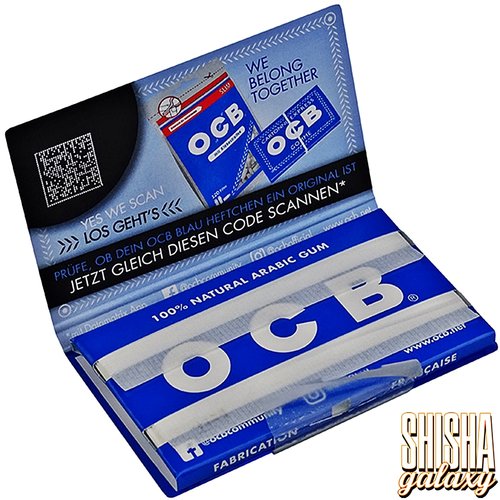 OCB OCB - Blau - Kurz - Classic + Gummizug - Zigarettenpapier (100 Blättchen)