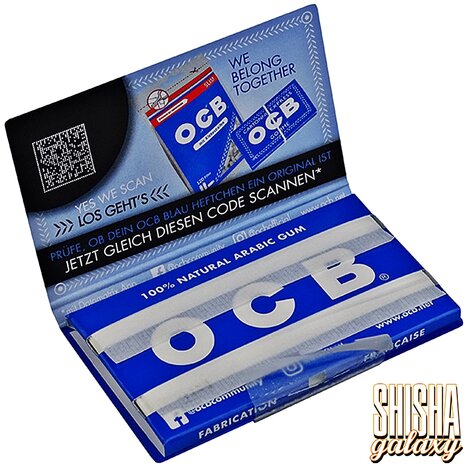 OCB OCB - Blau - Kurz - Classic + Gummizug - Zigarettenpapier (100 Blättchen) OCB OCB - Blau - Kurz - Classic + Gummizug - Zigarettenpapier (100 Blättchen)