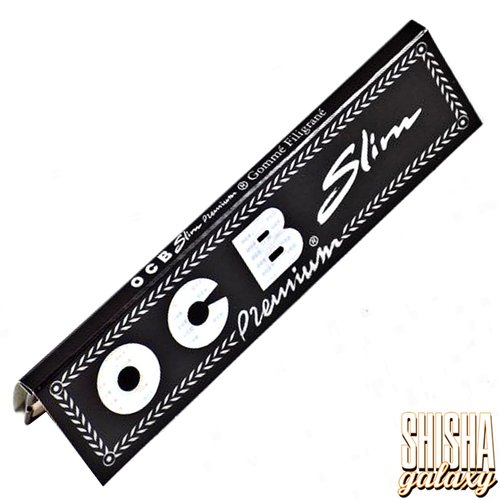 OCB OCB - Schwarz - Premium - Slim - Extra dünn - Zigarettenpapier (32 Blättchen)