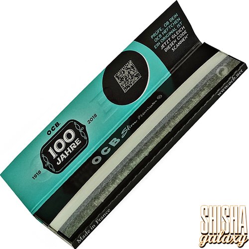 OCB OCB - Schwarz - Premium - Slim - Extra dünn - Zigarettenpapier (32 Blättchen)