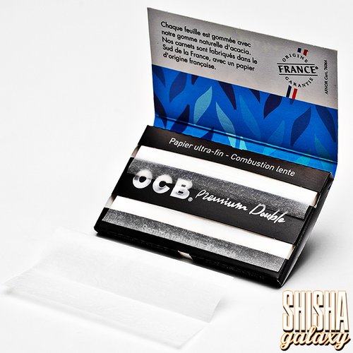 OCB OCB - Schwarz - Premium - Kurz - Extra dünn - Zigarettenpapier (100 Blättchen)