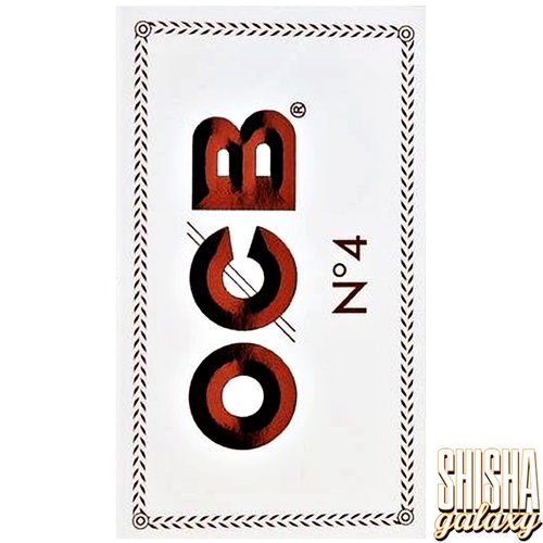 OCB Weiß - Kurz - Ultra fein - No. 4 - Zigarettenpapier (100 Blättchen)