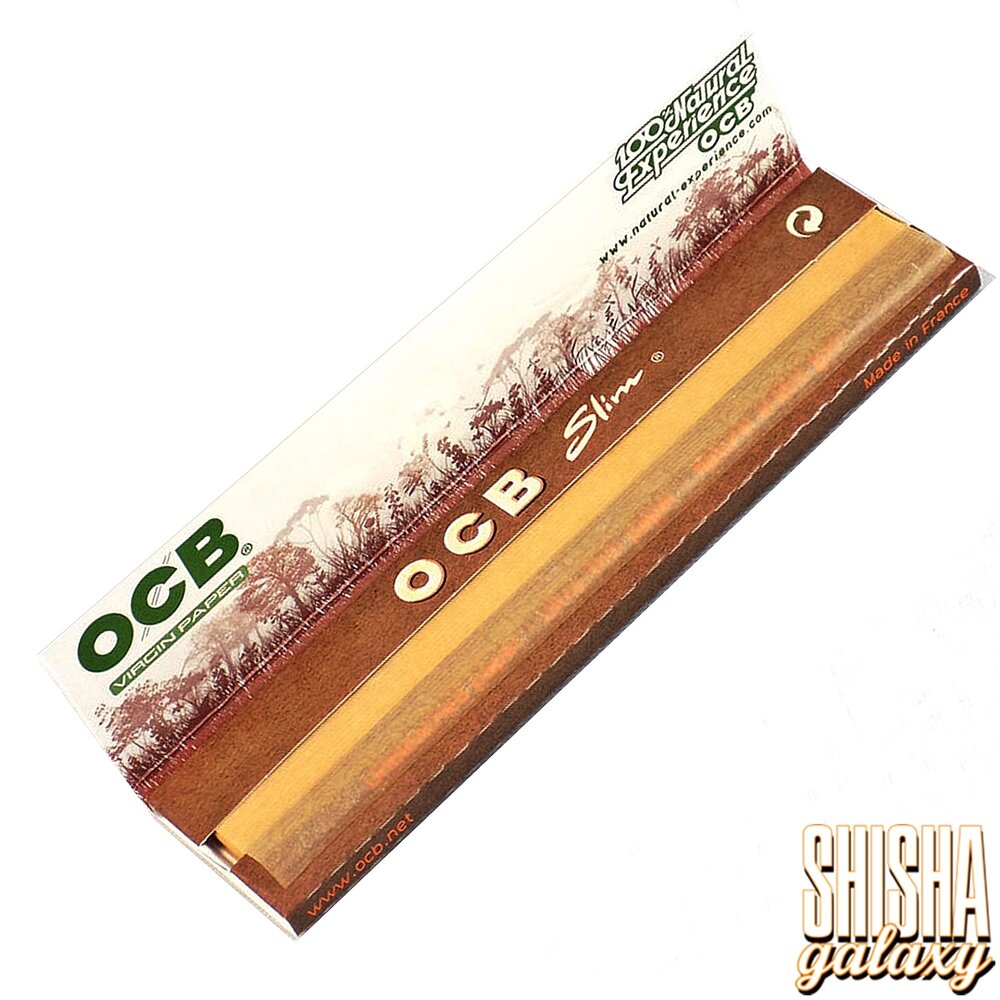 OCB OCB - Braun - Ungebleicht - Virgin - Slim - Ultra dünn - Zigarettenpapier (32 Blättchen) OCB OCB - Braun - Ungebleicht - Virgin - Slim - Ultra dünn - Zigarettenpapier (32 Blättchen)