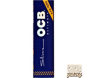 OCB Ultimate - Slim + Tips - Ultra dünn - Zigarettenpapier (32 Blättchen + 32 Tips) OCB Ultimate - Slim + Tips - Ultra dünn - Zigarettenpapier (32 Blättchen + 32 Tips)