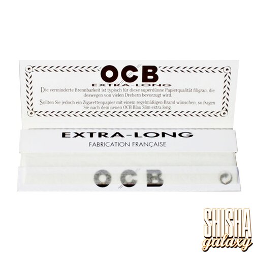 OCB OCB - Weiß - Extra Long - Ultra fein - Zigarettenpapier (32 Blättchen)