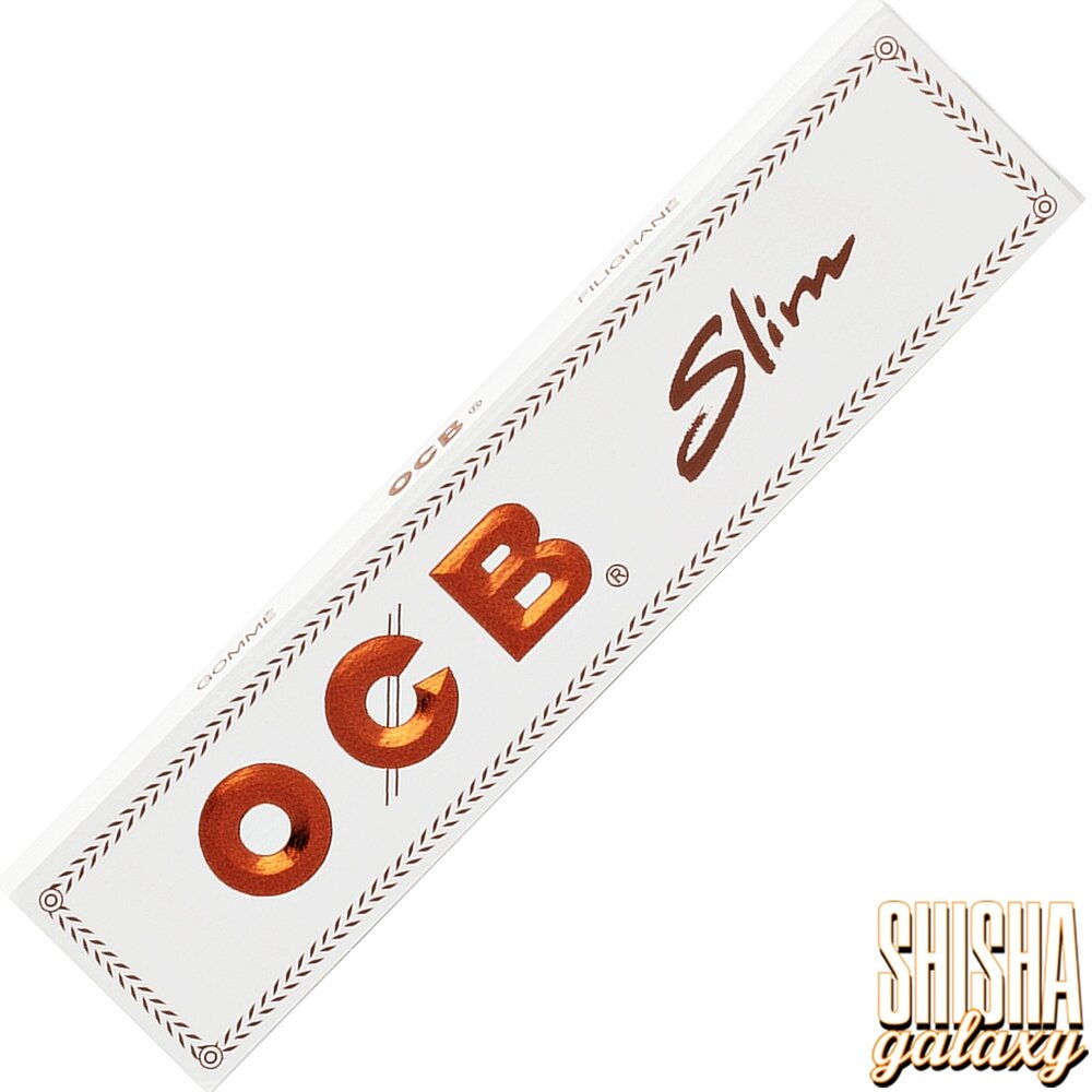 OCB OCB - Weiß - Slim Long - Ultra fein - Zigarettenpapier (32 Blättchen) OCB OCB - Weiß - Slim Long - Ultra fein - Zigarettenpapier (32 Blättchen)