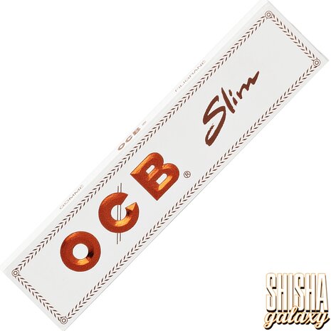 OCB OCB - Weiß - Slim Long - Ultra fein - Zigarettenpapier (32 Blättchen) OCB OCB - Weiß - Slim Long - Ultra fein - Zigarettenpapier (32 Blättchen)