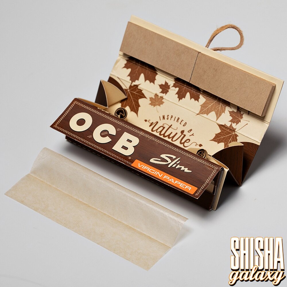 OCB OCB - Ungebleicht - Virgin - Slim - Roll Kit + Tips - Ultra dünn - Zigarettenpapier (32 Blättchen + 32 Tips + Roll Kit) inkl. Gummizug OCB OCB - Ungebleicht - Virgin - Slim - Roll Kit + Tips - Ultra dünn - Zigarettenpapier (32 Blättchen + 32 Tips + Roll Kit) inkl. Gummizug