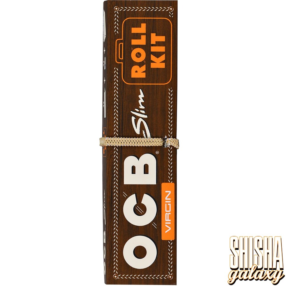 OCB OCB - Ungebleicht - Virgin - Slim - Roll Kit + Tips - Ultra dünn - Zigarettenpapier (32 Blättchen + 32 Tips + Roll Kit) inkl. Gummizug OCB OCB - Ungebleicht - Virgin - Slim - Roll Kit + Tips - Ultra dünn - Zigarettenpapier (32 Blättchen + 32 Tips + Roll Kit) inkl. Gummizug