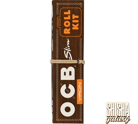 OCB Ungebleicht - Virgin - Slim - Roll Kit + Tips - Ultra dünn - Zigarettenpapier (32 Blättchen + 32 Tips + Roll Kit) inkl. Gummizug OCB Ungebleicht - Virgin - Slim - Roll Kit + Tips - Ultra dünn - Zigarettenpapier (32 Blättchen + 32 Tips + Roll Kit) inkl. Gummizug