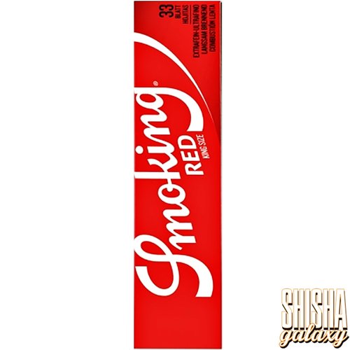 Smoking Red - King Size - Ultra dünn - Zigarettenpapier (33 Blättchen)
