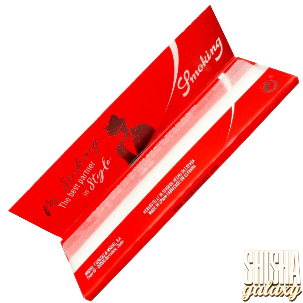Smoking Smoking - Red - King Size - Ultra dünn - Zigarettenpapier (33 Blättchen) Smoking Smoking - Red - King Size - Ultra dünn - Zigarettenpapier (33 Blättchen)