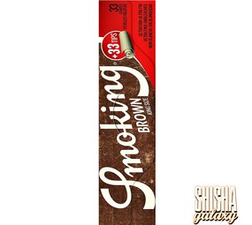 Smoking Brown - King Size + Tips - Ultra dünn - Zigarettenpapier (33 Blättchen + 33 Tips) Smoking Brown - King Size + Tips - Ultra dünn - Zigarettenpapier (33 Blättchen + 33 Tips)