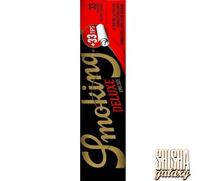 Smoking Deluxe - King Size + Tips - Ultra dünn - Zigarettenpapier (33 Blättchen + 33 Tips) Smoking Deluxe - King Size + Tips - Ultra dünn - Zigarettenpapier (33 Blättchen + 33 Tips)