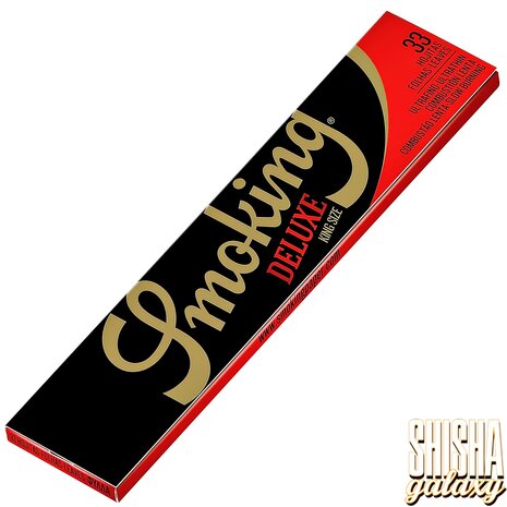 Smoking Smoking - Deluxe - King Size - Ultra dünn - Zigarettenpapier (33 Blättchen) Smoking Smoking - Deluxe - King Size - Ultra dünn - Zigarettenpapier (33 Blättchen)