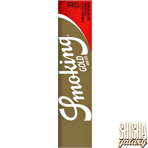 Smoking Smoking - Gold - King Size - Ultra dünn - Zigarettenpapier (33 Blättchen)