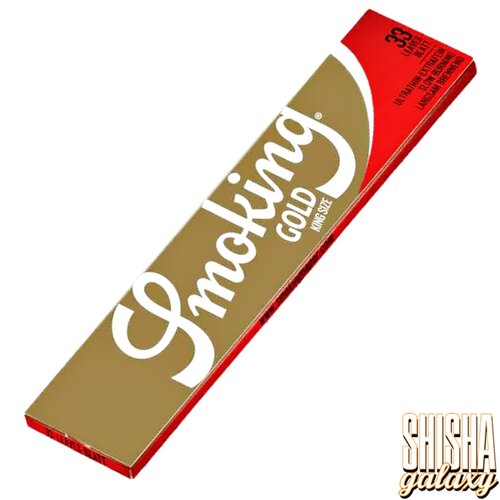 Smoking Smoking - Gold - King Size - Ultra dünn - Zigarettenpapier (33 Blättchen)