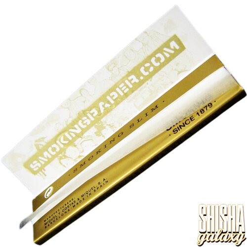 Smoking Smoking - Gold - King Size - Ultra dünn - Zigarettenpapier (33 Blättchen)