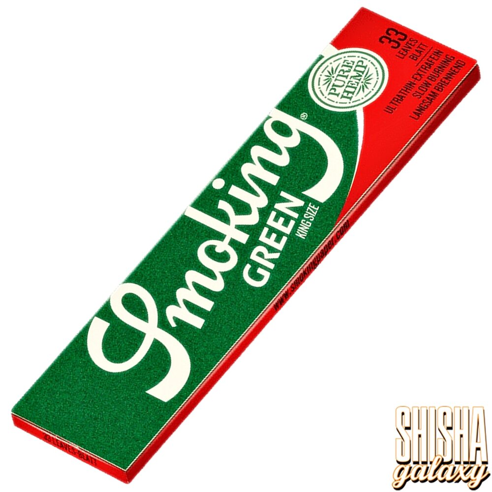 Smoking Smoking - Green - King Size - Ultra dünn - Zigarettenpapier (33 Blättchen) Smoking Smoking - Green - King Size - Ultra dünn - Zigarettenpapier (33 Blättchen)